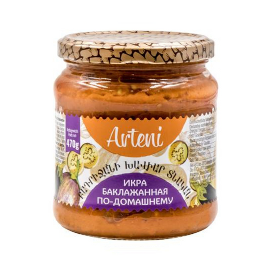 Arteni Arm Eggplant Caviar at Home 470 g
