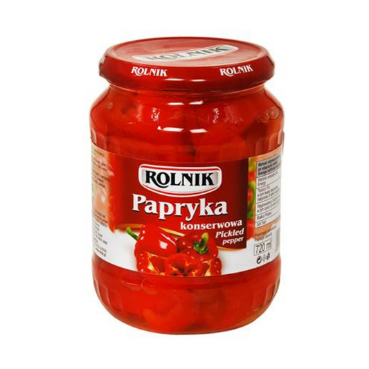 PL Rolnik Pickled Sweet Peppers 720ml