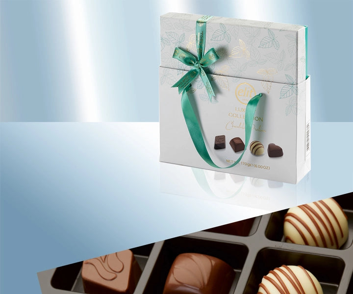 Chocolate pralines "Luxury Collection Green Color"