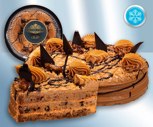 Layer cake with the flavour of sweetened condensed milk