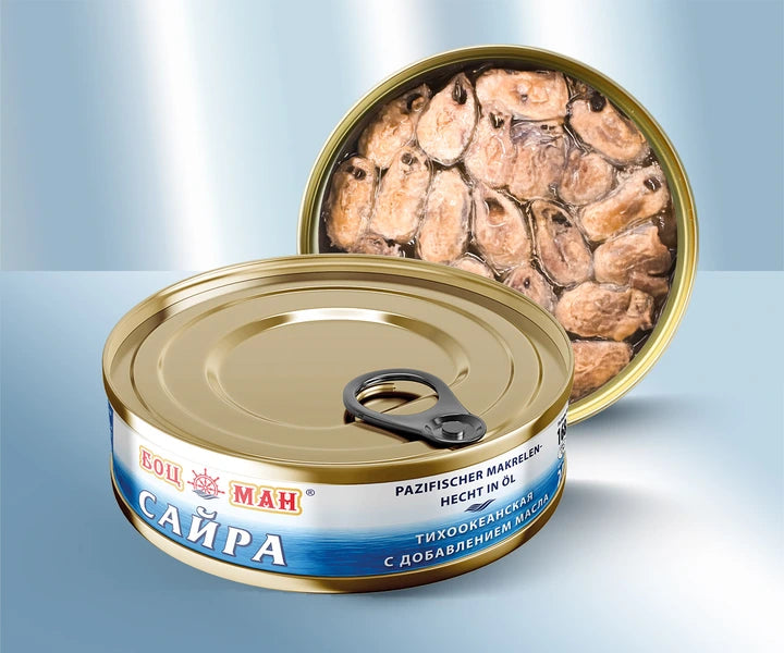 Pacific saury in oil