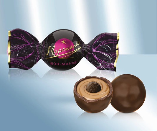 Sweets Marsianka with chocolate flavour filling