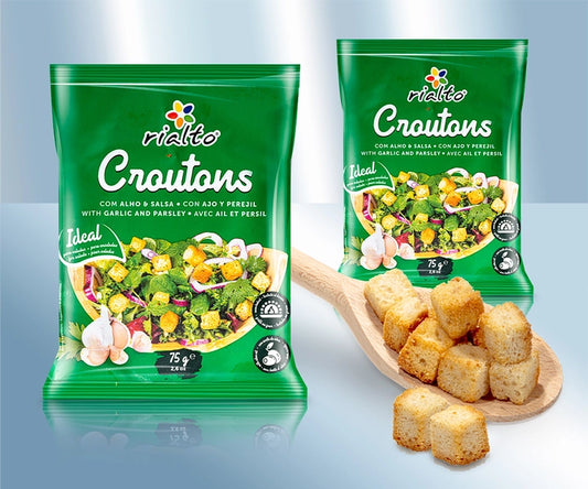 Garlic and parsley croutons
