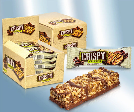 Bar with oatmeal, with chocolate flavour