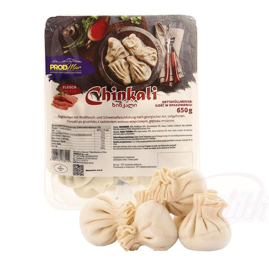 Chinkali - Georgian-style dumplings filled with beef and pork, frozen