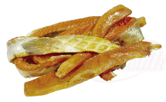 Petits morceaux de saumon fumé au froid