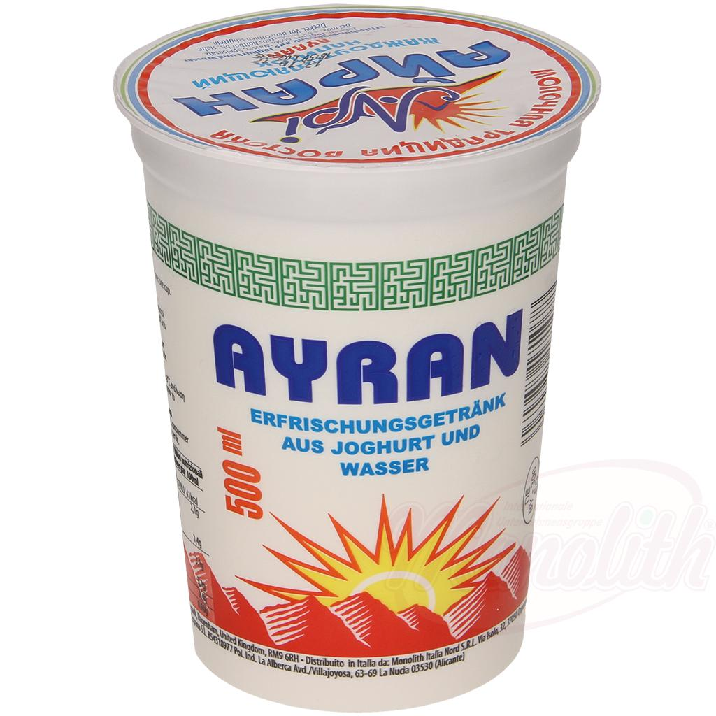 Boisson rafraîchissante à base de yaourt et deau Ayran