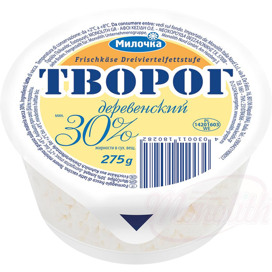 "Fromage à la crème" "Tworog Derewenskij" "30% de graisse i.Tr."