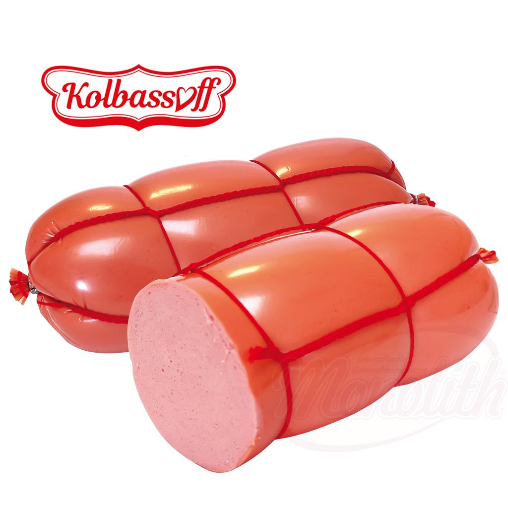 Saucisses bouillies, hachage fin, avec ajout deau potable