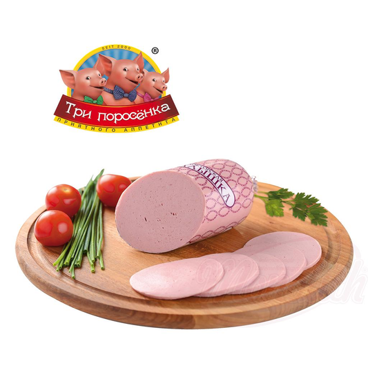 Saucisse de viande "Malyschka" simple avec de leau potable et de la fécule de pomme de terre