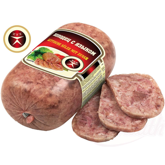 Aspic letton avec langue