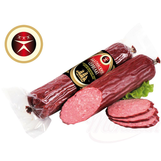 Saucisse à cuire fumée "Baltic" - à la mode de Cracovie