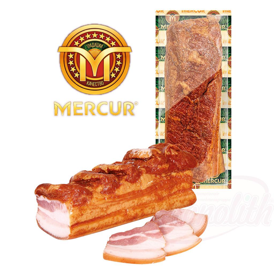 Poitrine de porc avec lail, le petit-salé et fumé