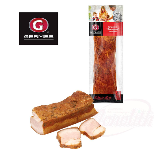 Poitrine de porc "Grudinka Firmennaja" fumée et assaisonnée