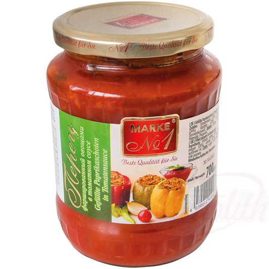Poivrons farcis à la sauce tomate