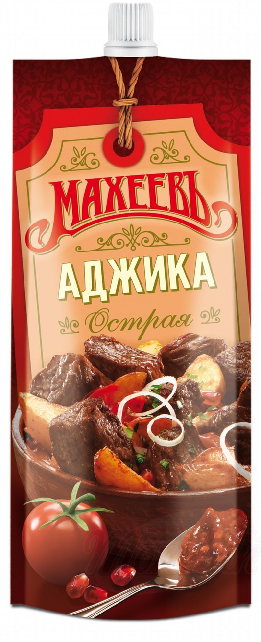 Sauce épicée "Adzhika" pour la viande, piquante-épicée