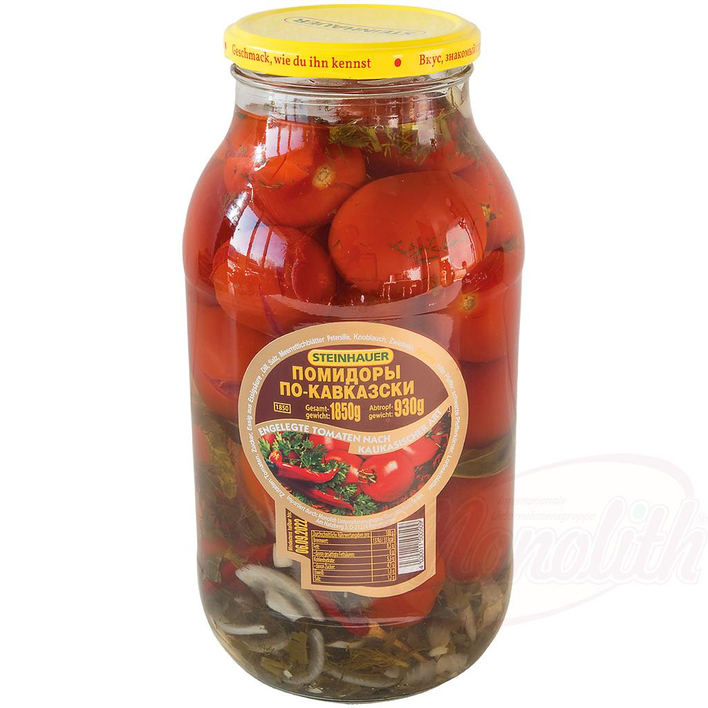 Tomates marinées à la mode caucasienne