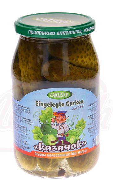 Огурцы маринованные «Казачок» без уксуса