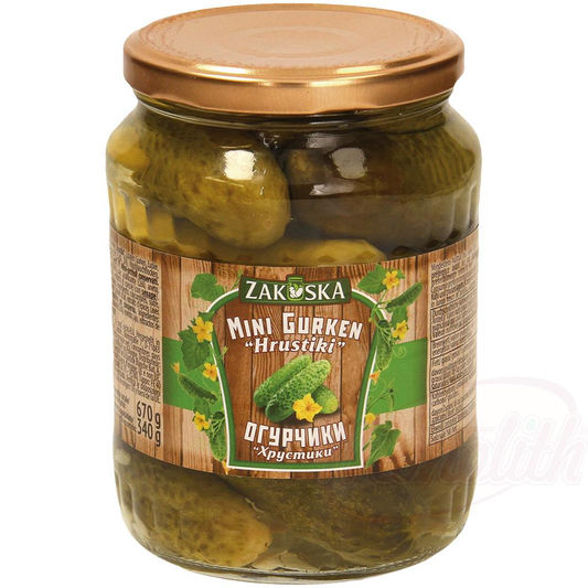 Хрустики маринованные мини-огурцы
