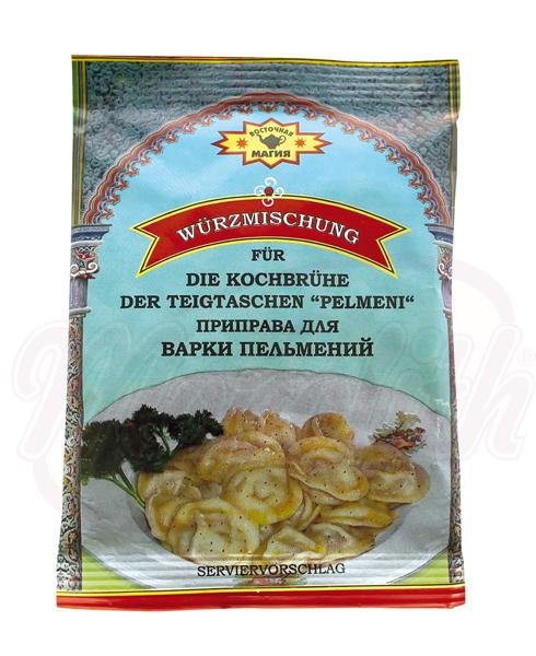 Mélange de condiments pour le bouillon de cuisson des raviolis Pelmeni