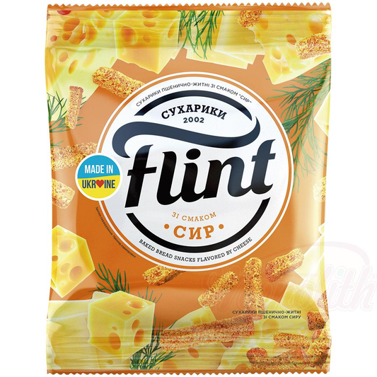 Snacks au pain de blé et de seigle au goût de fromage