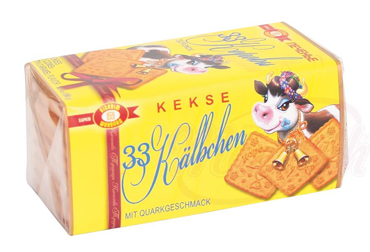 Biscuits "33 veaux" au goût de fromage blanc