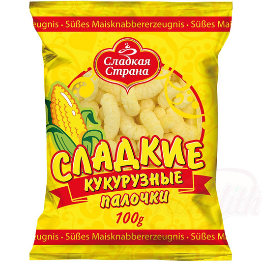 Produit sucré à grignoter à base de maïs