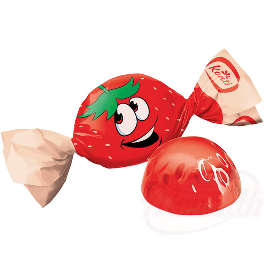 Bonbons gélifiés "Zhiwinka" au goût yaourt à la fraise