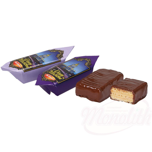 Confiseries aux gaufrettes "Ogni Moskwy" et noix de cajou, glaçage au cacao