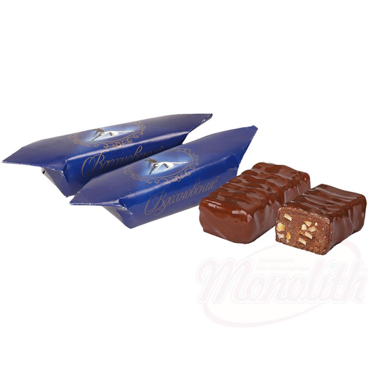 Confiserie "Vdochnovenie" aux noisettes dans un glaçage gras au cacao /lose