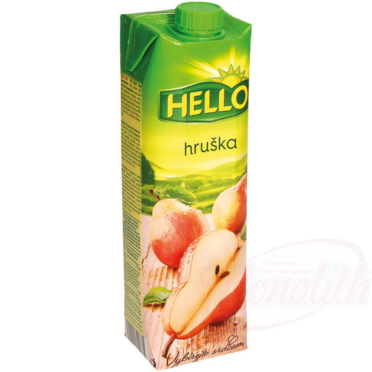 Nectar de poires à base de concentré . Teneur en fruits: 50% minimum